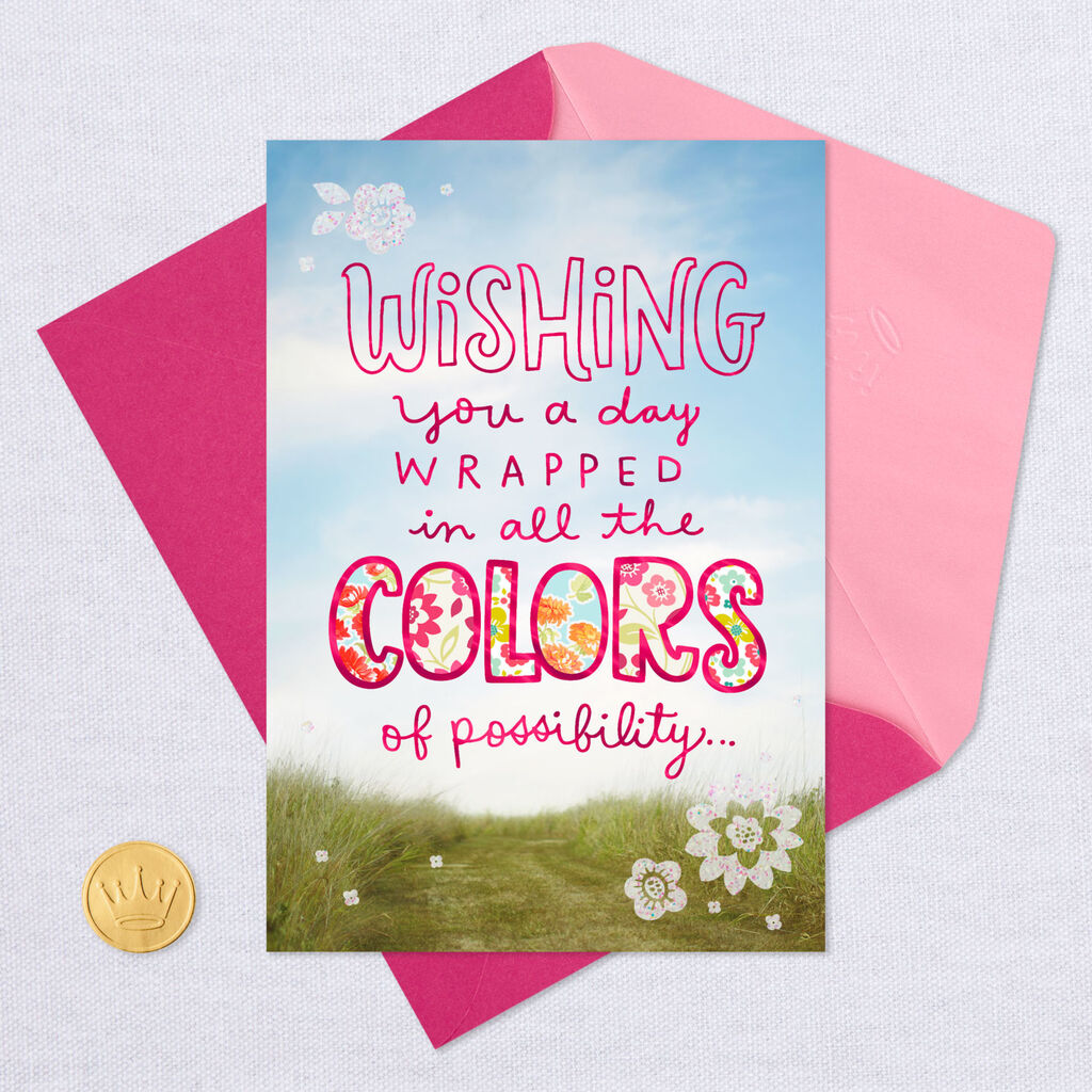 Colors Of Possibility Birthday Card For Cousin Greeting Cards Hallmark