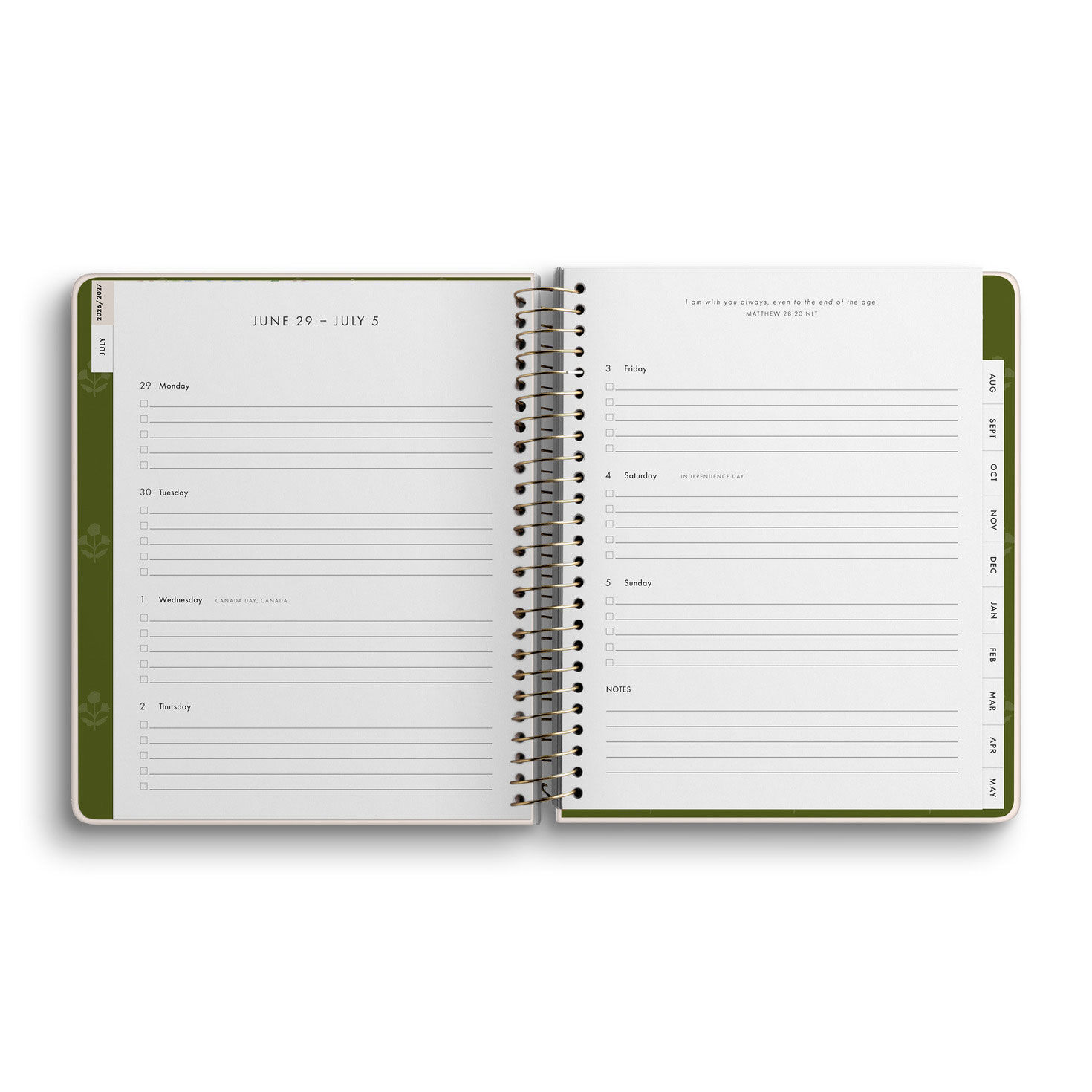 July 2026 - December 2027 Devotional Planner inside spread image number 4