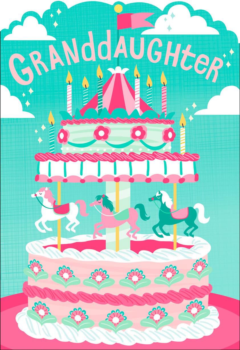 granddaughter birthday cards not on the high street