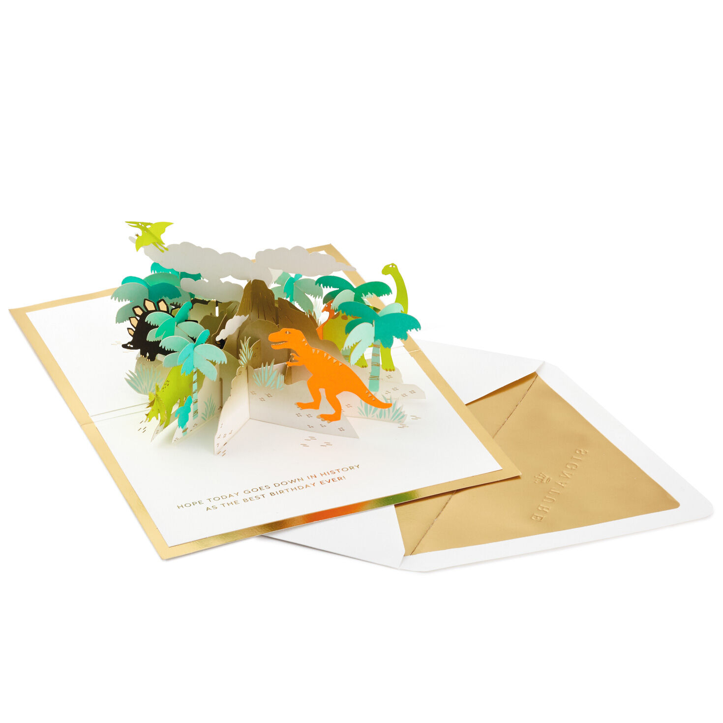 Happy Birthday Dinosaurs 3d Pop Up Birthday Card Greeting Cards