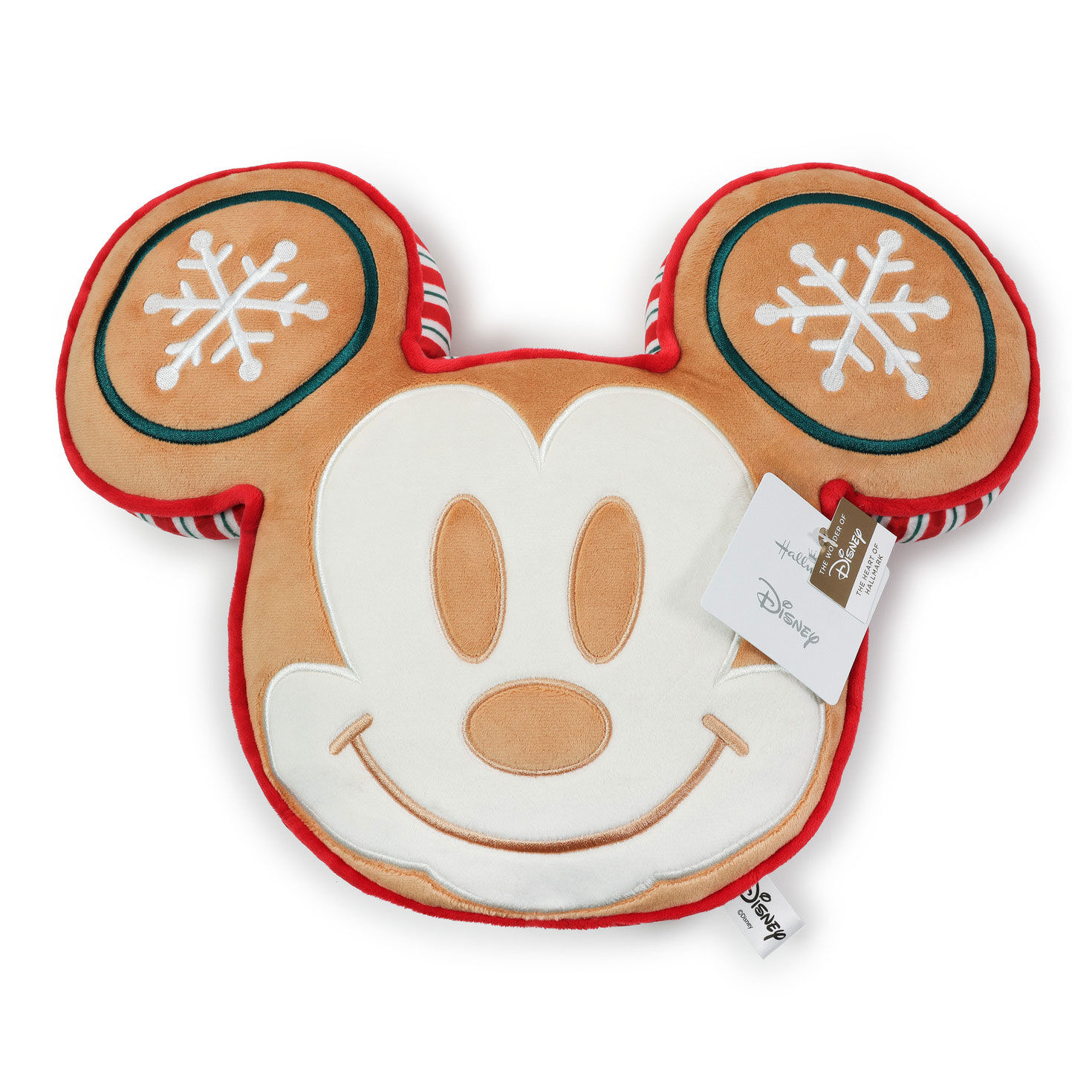 Gingerbread Mickey Mouse Face Pillow  image number 5