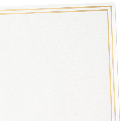 Double Gold Border Stationery Set, Box of 20, 