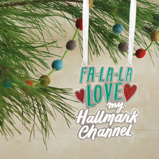 Hallmark Channel Fa La La Love Metal Hallmark Ornament, 