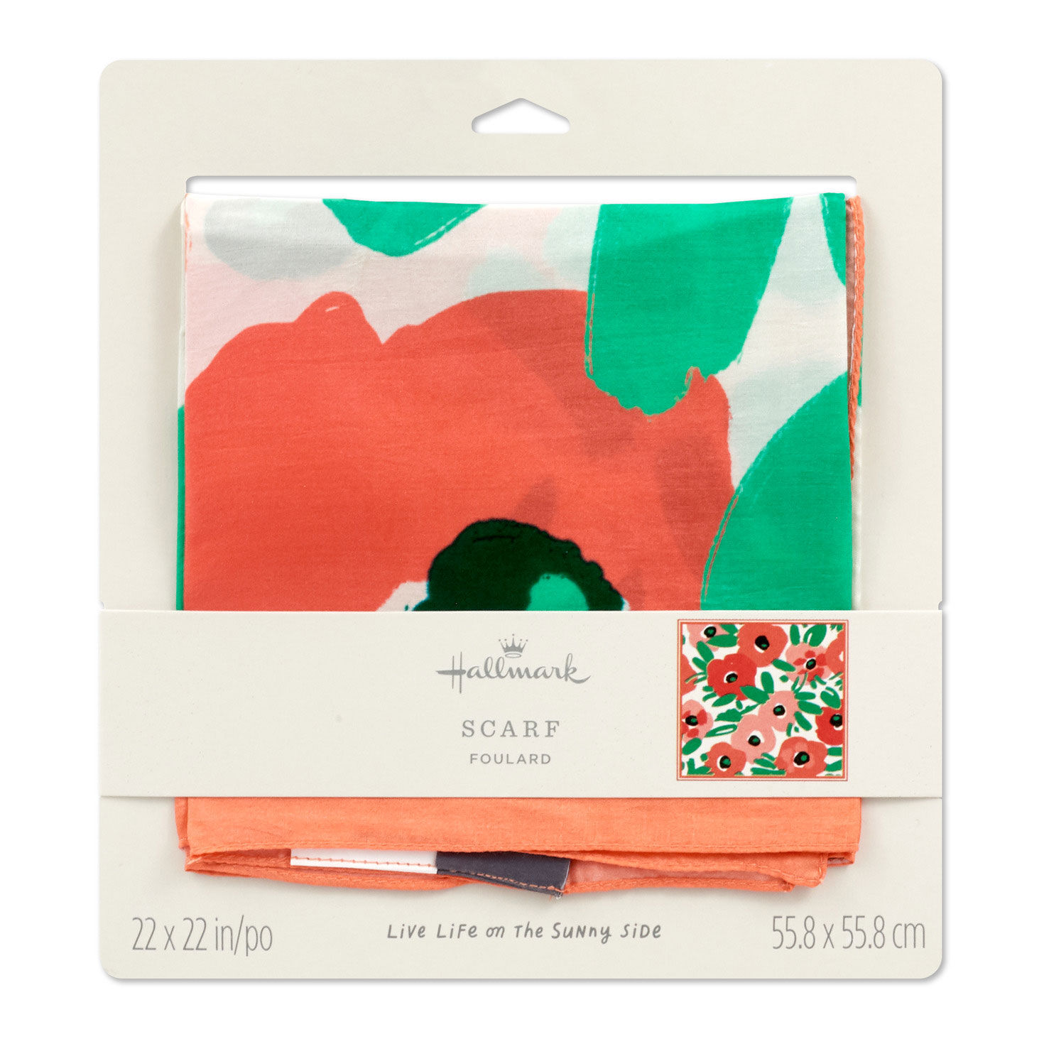 Abstract Floral Scarf, 22", , large image number 4