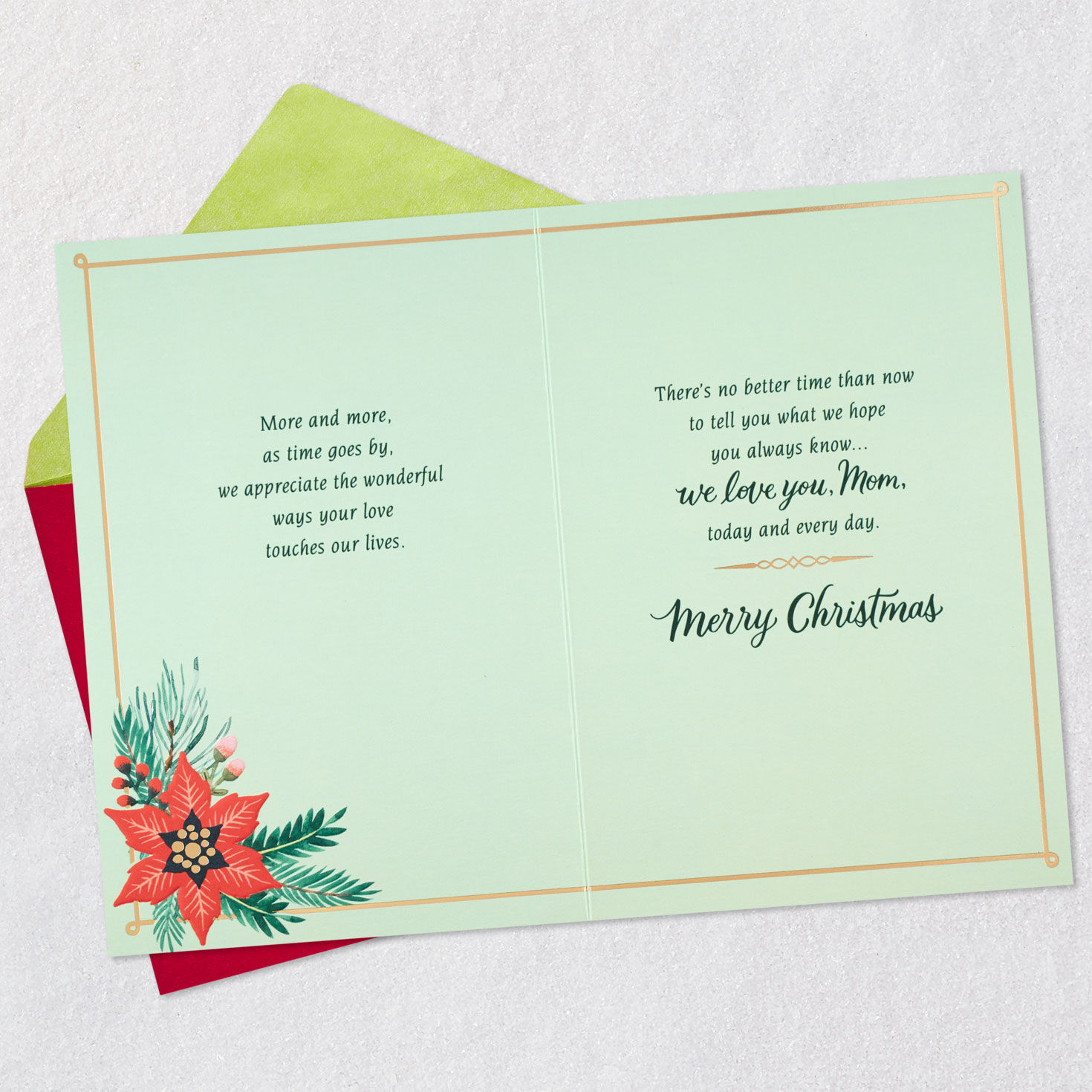 We Love You, Mom Christmas Card, , large image number 4