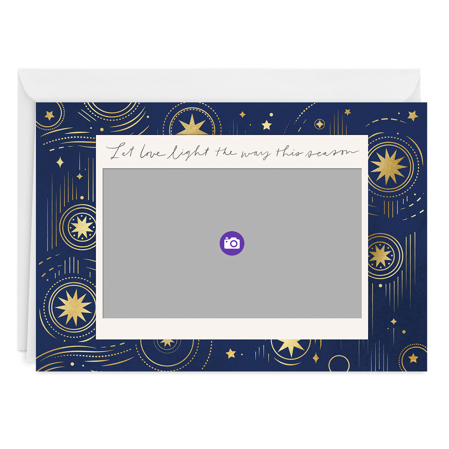 Personalized Light and Love Holiday Photo Card, , large image number 3