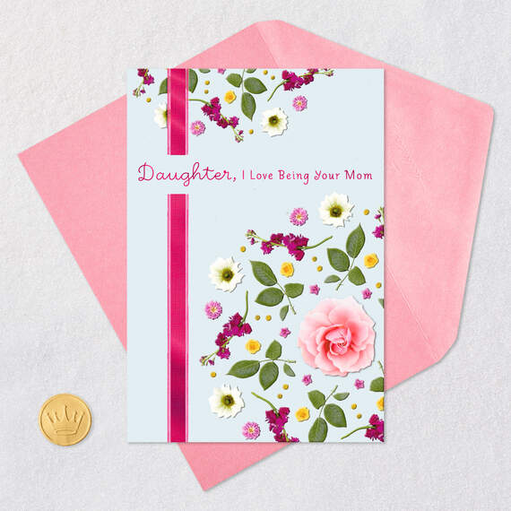 I Love Being Your Mom Birthday Card for Daughter, , large image number 6
