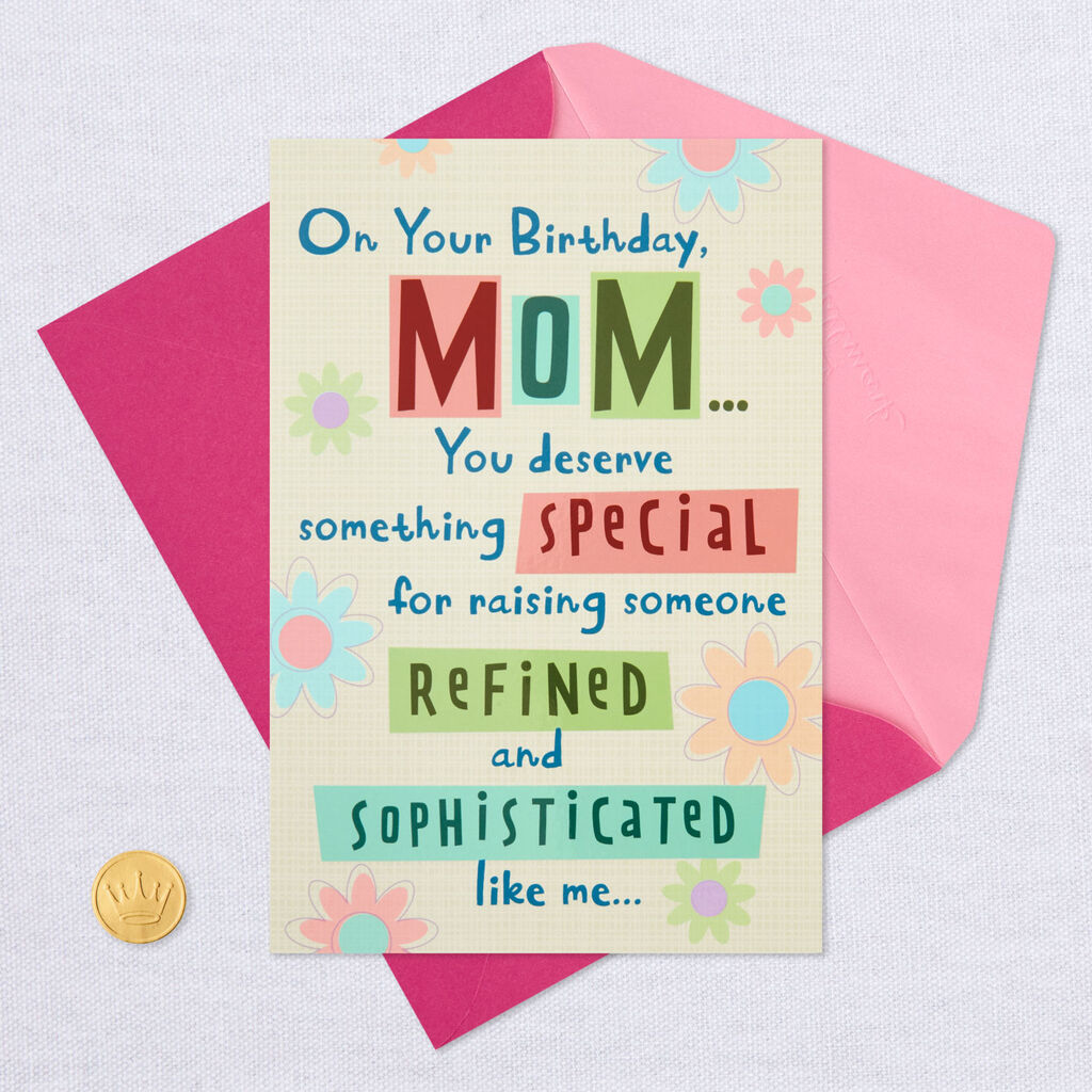 High Five Funny Pop Up Birthday Card For Mom Greeting Cards