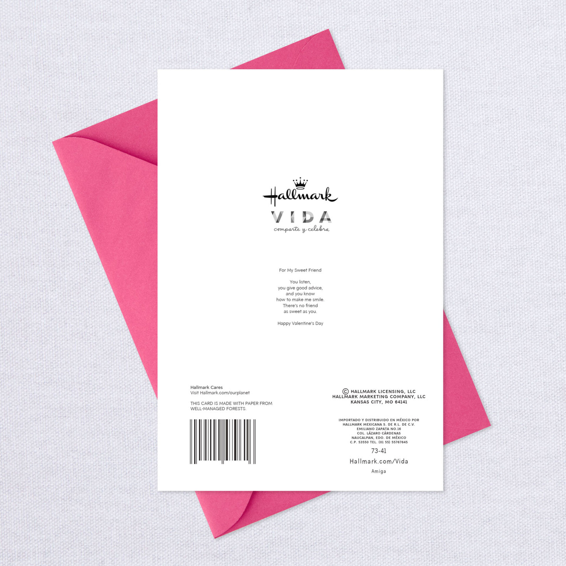 You Re A Sweet Friend Spanish Language Valentine S Day Card Greeting Cards Hallmark You Re A Sweet Friend Spanish Language Valentine S Day Card Greeting Cards Hallmark