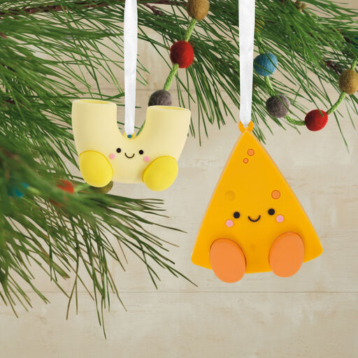 Better Together Mac and Cheese Magnetic Hallmark Ornaments, Set of 2, 