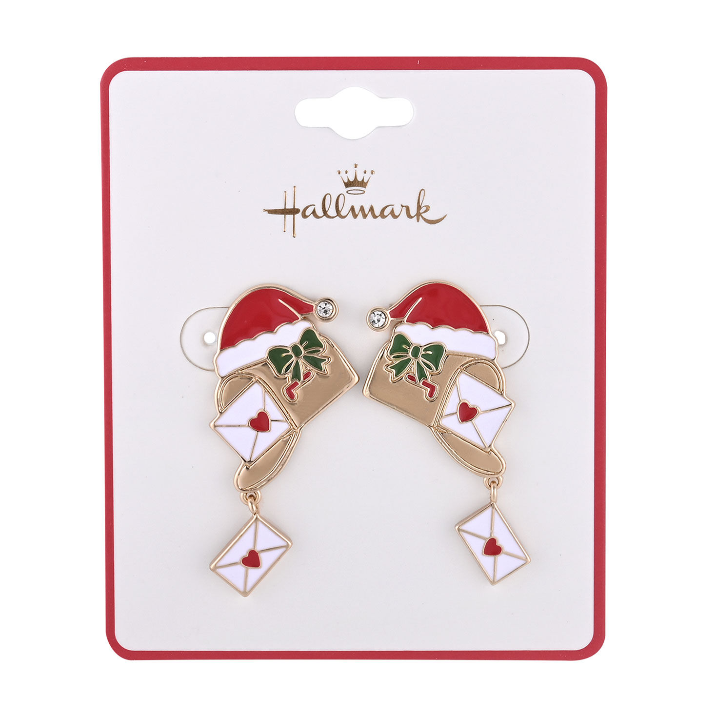 Santa Mail Statement Earrings package front image number 4
