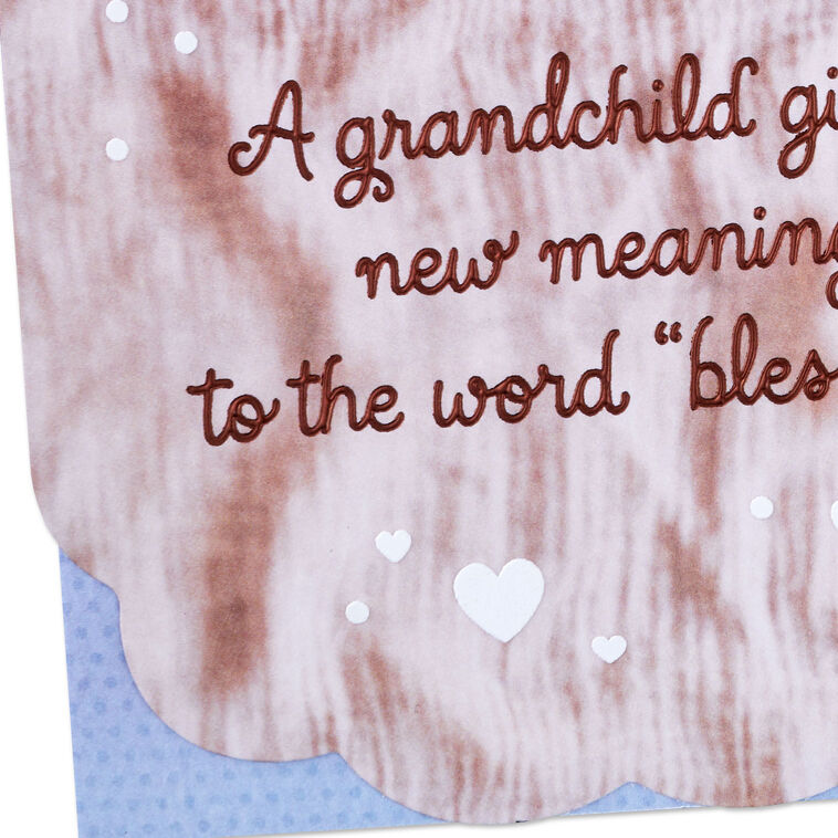 Teddy Bear, Booties and Blankets New Grandbaby Card  image number 5