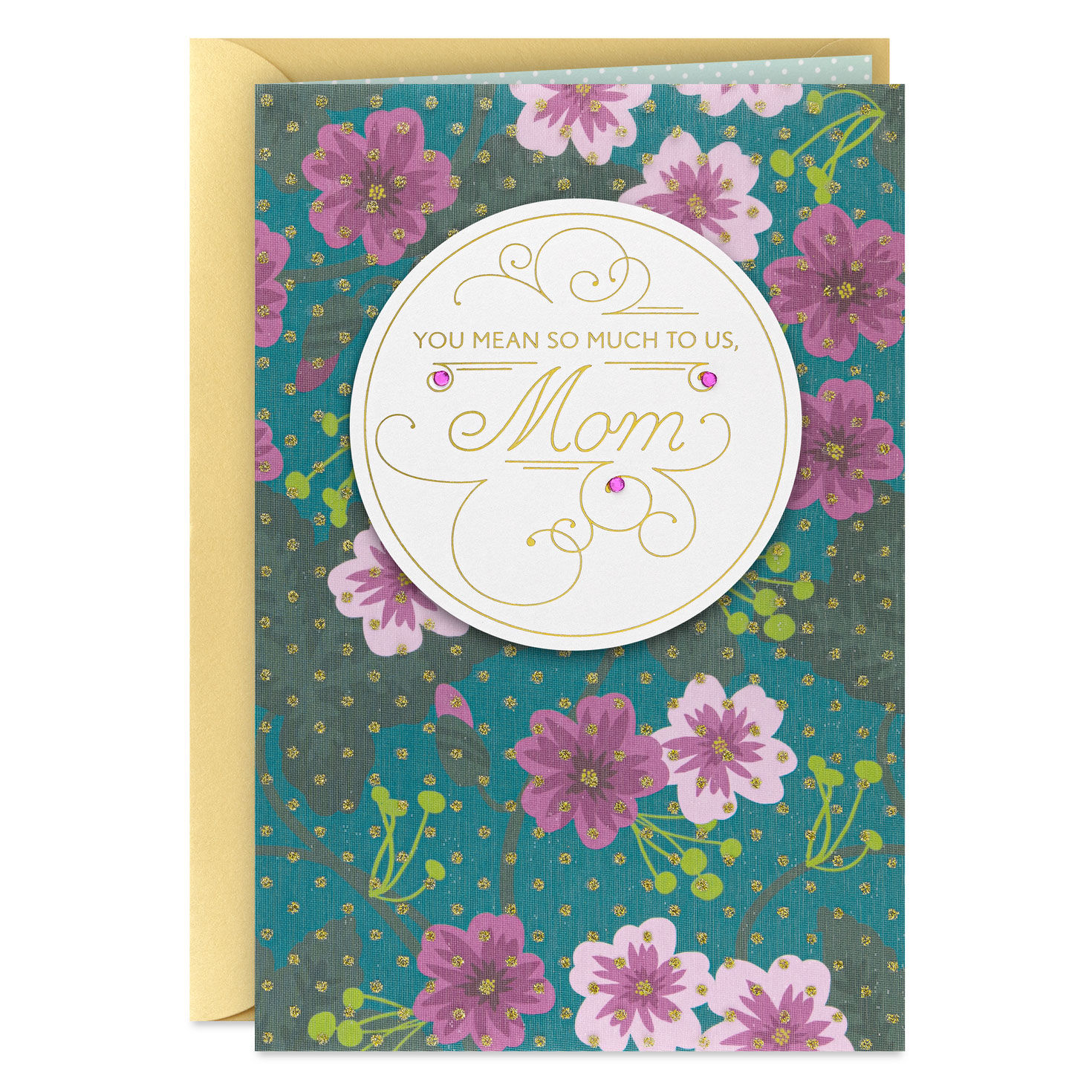 We're Lucky to Have You Birthday Card for Mom From Both