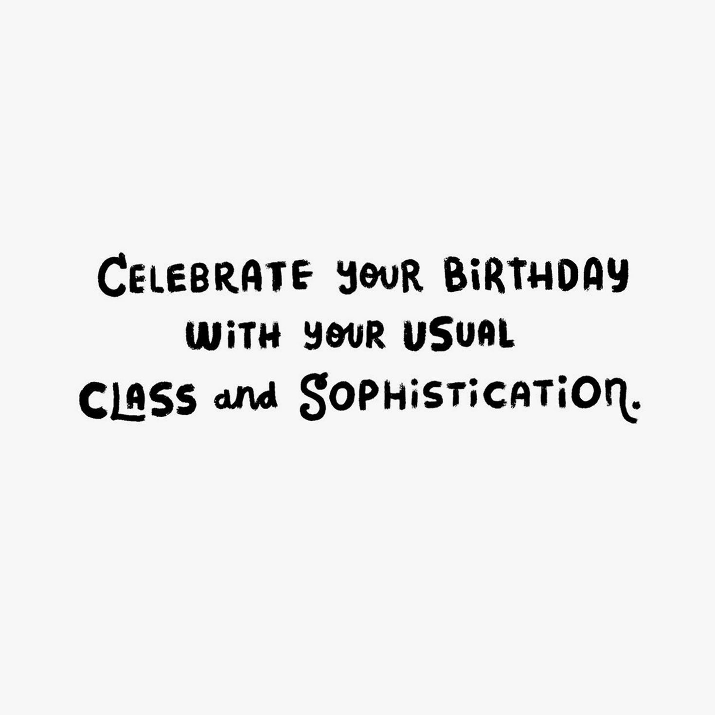 Nose-Picking Kid in Glasses Funny Birthday Card Sentiment image number 2