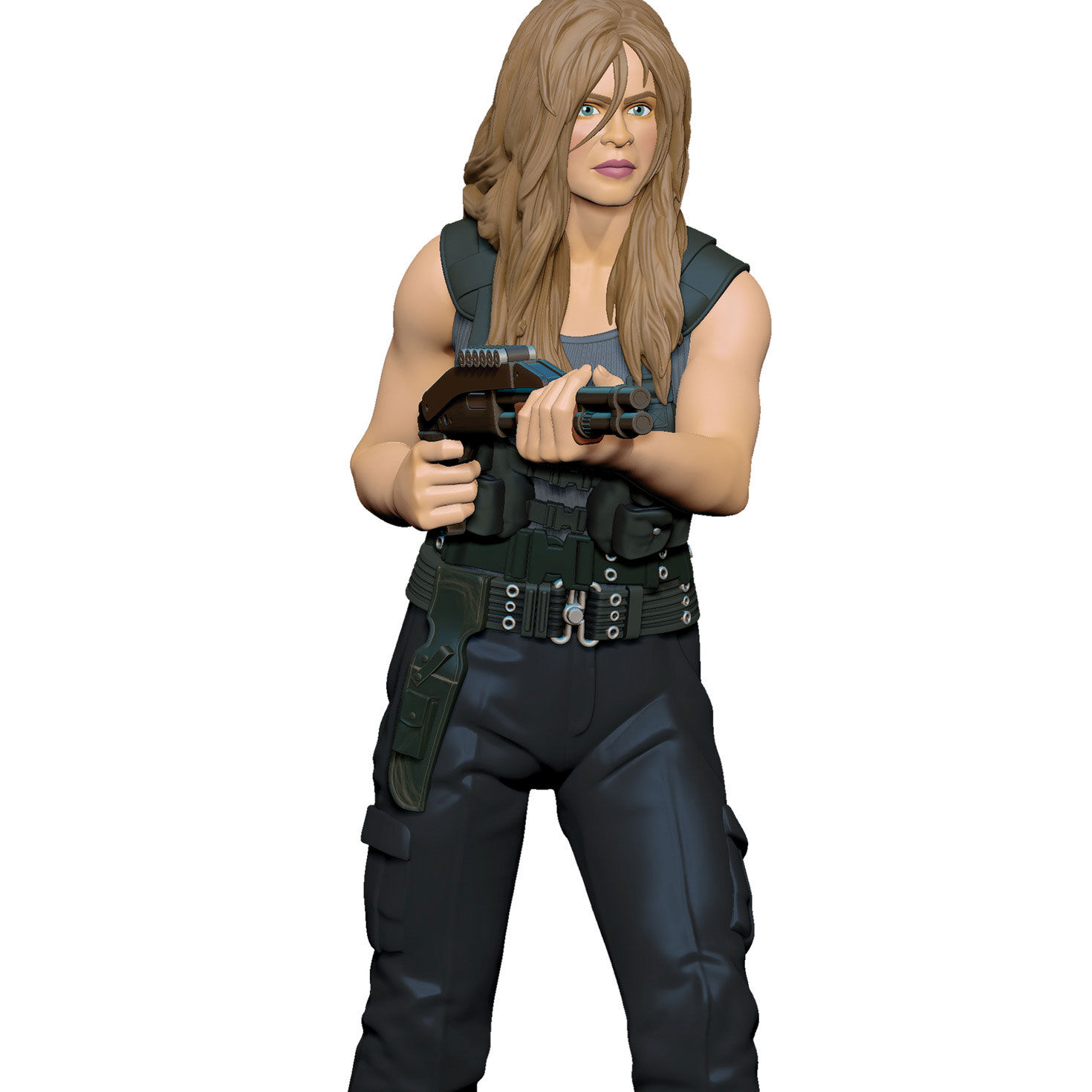 Terminator Sarah Connor Keepsake Ornament closeup view image number 5