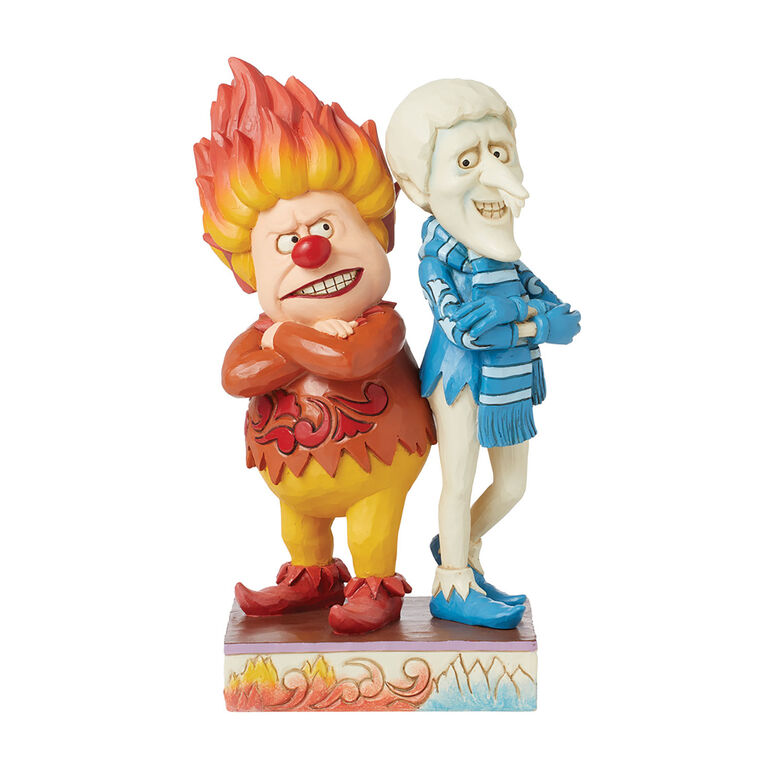 Jim Shore Heat and Snow Misers Figurine, 7.7"