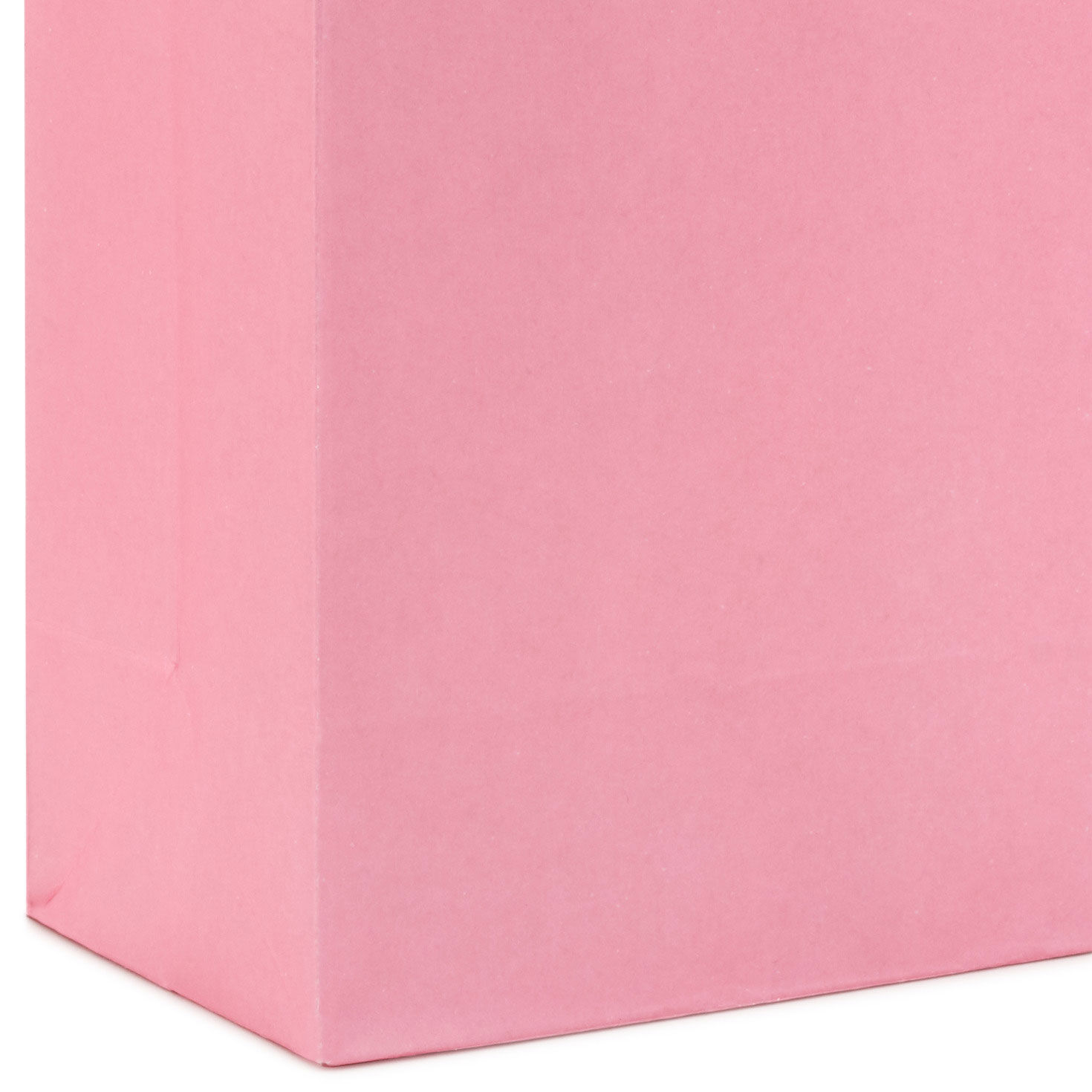 Solid Pink Small Gift Bag Base/Side Detail image number 5