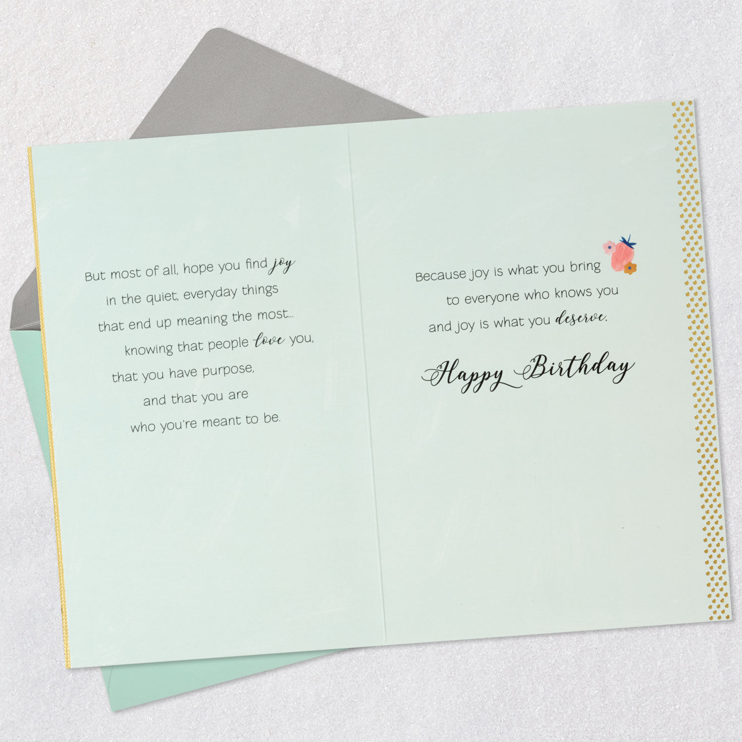Fruit Cake Birthday Card for Niece Open card with envelope image number 7
