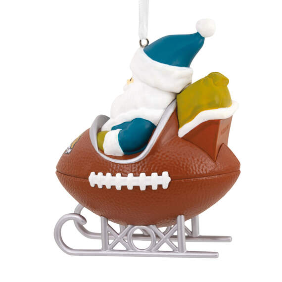 NFL Jacksonville Jaguars Santa Football Sled Hallmark Ornament, , large image number 5
