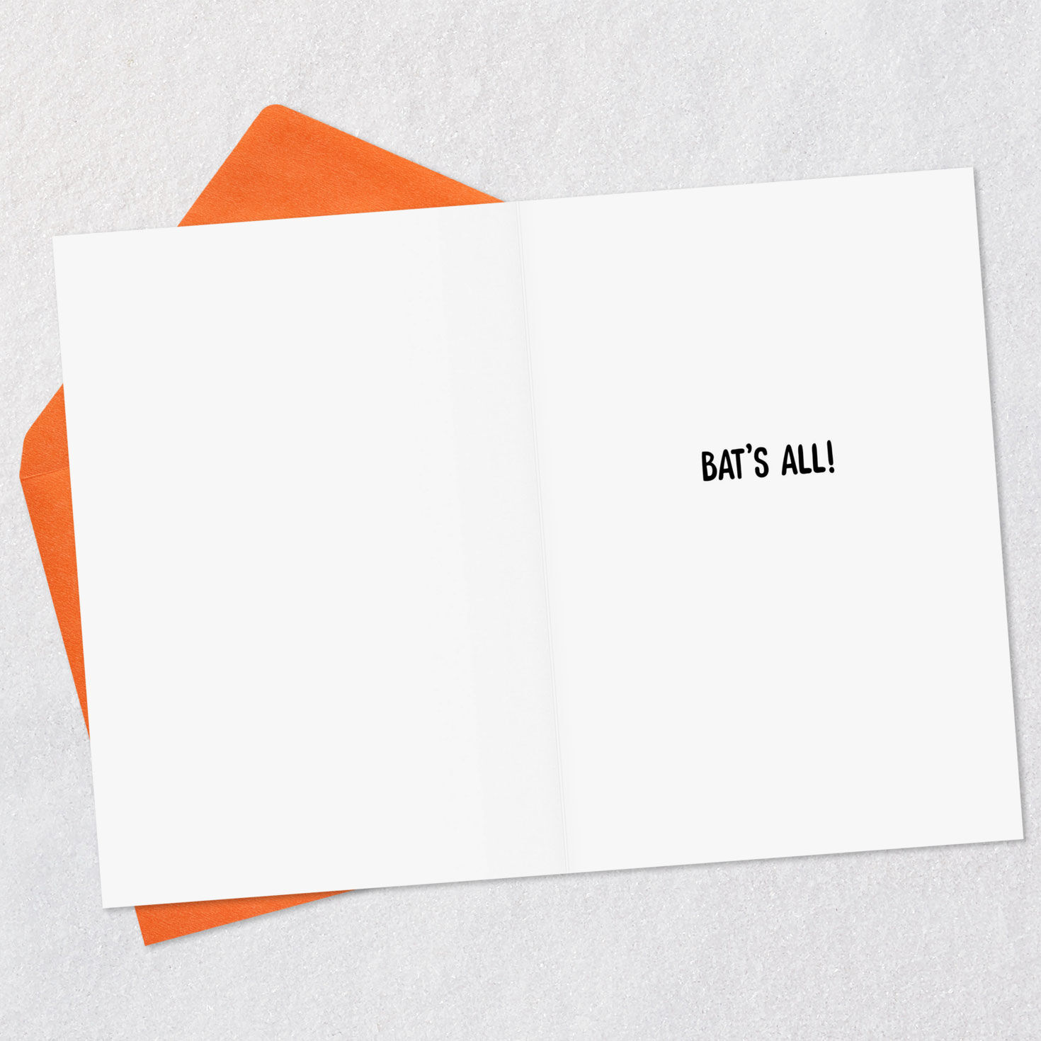 Peanuts Trick-or-Treat Funny Halloween Card Open card with envelope image number 3