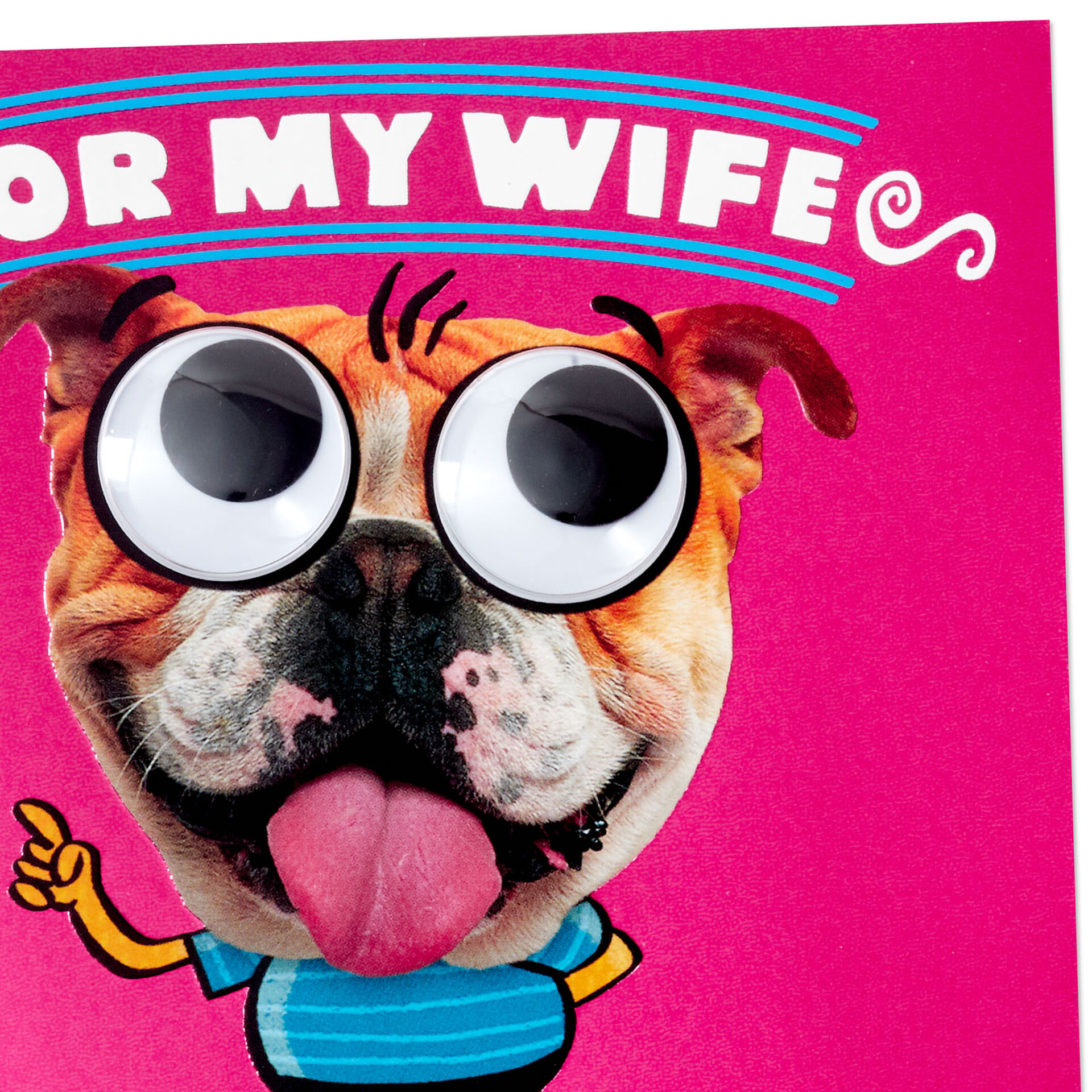 Details about  / Funny Happy Mother/'s Day Hot Wife Google Eyed Puppy Dog Hallmark Greeting Card