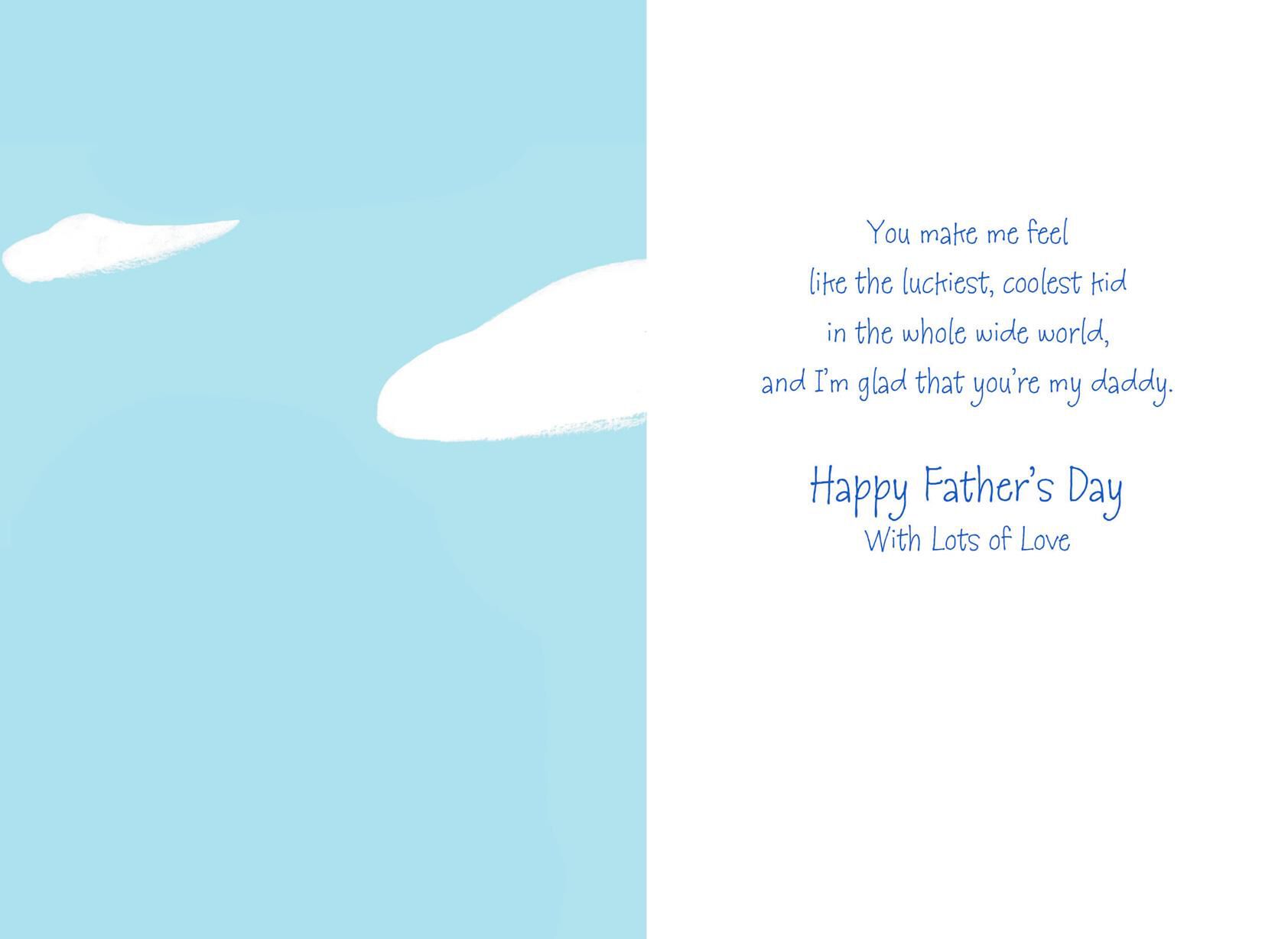 I'm the Luckiest Kid Father's Day Card From Son