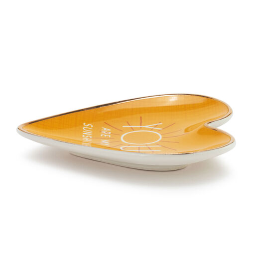 Demdaco My Sunshine Art Heart Trinket Dish, 