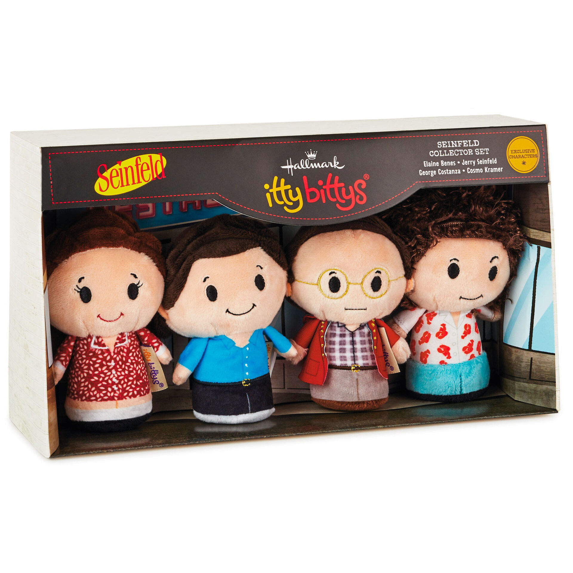 itty bittys® Seinfeld Collector Set Plush, Set of 4 itty bittys