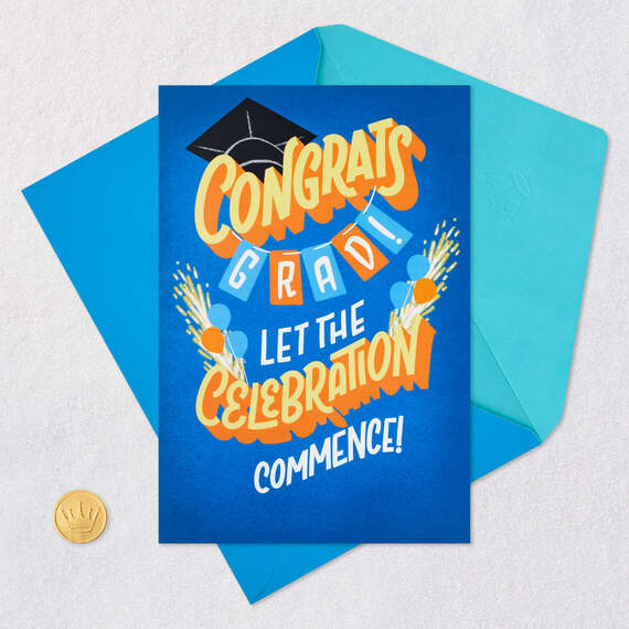 It's Party Time! Pop-Up Graduation Card, , large image number 8