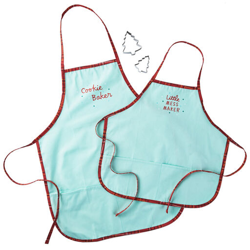 Aprons and Cookie Cutters Family Baking Bundle, 