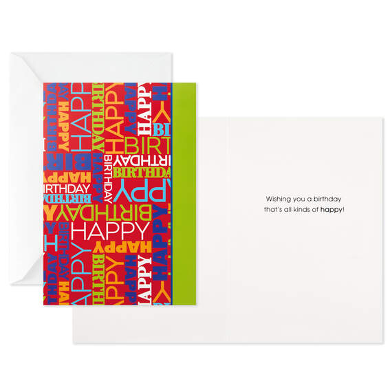 Colorful Celebrations Assorted Birthday Cards, Box of 12, , large image number 4