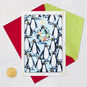 Penguin with Ornaments and Star Christmas Card Card Front with Envelope and Gold Seal image number 6