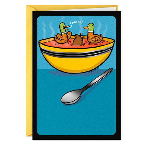 Duck Soup Feel Better Funny Get Well Card, 