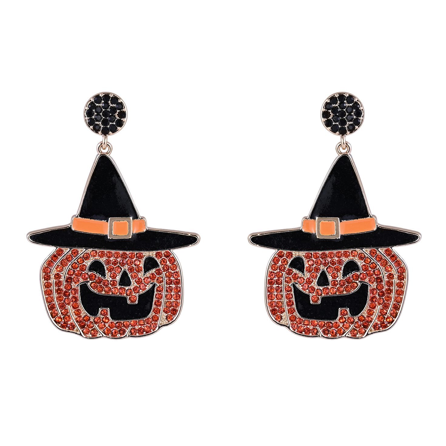 Jack-O-Lantern Earrings front image number 3