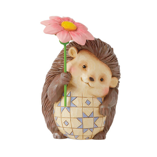 Jim Shore Mini Hedgehog Figurine, 4.25", 