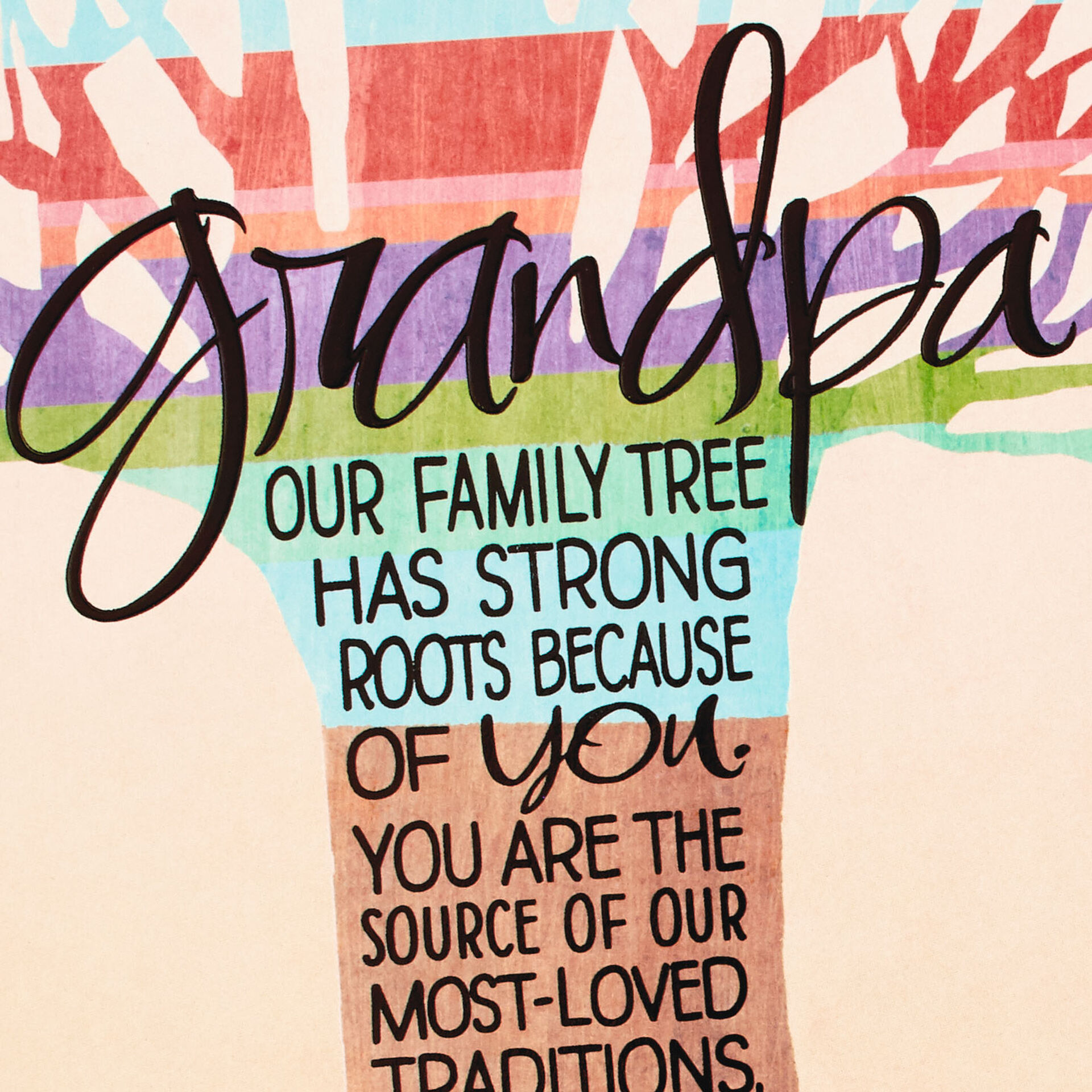 Download Our Family Tree Has Strong Roots Father's Day Card for ...