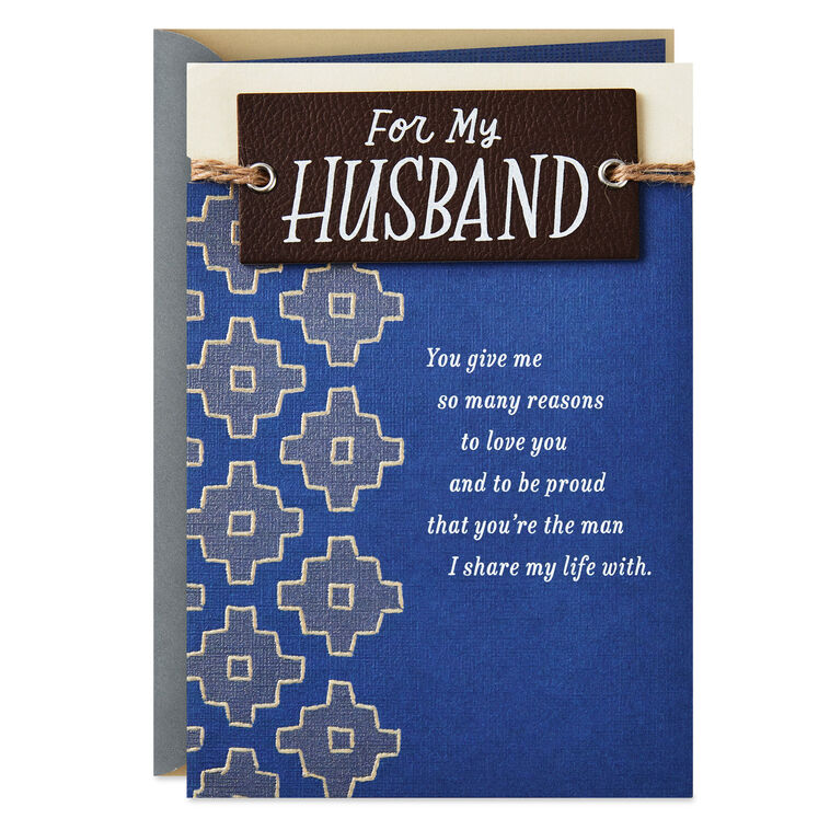 The Amazing Man I Love Anniversary Card for Husband