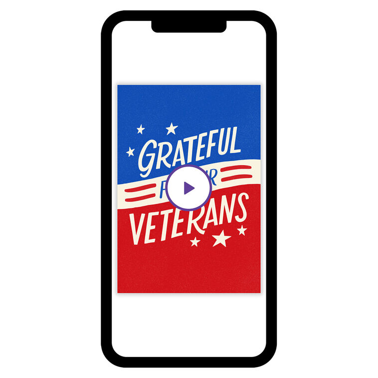 Grateful for Your Service Veterans Day eCard