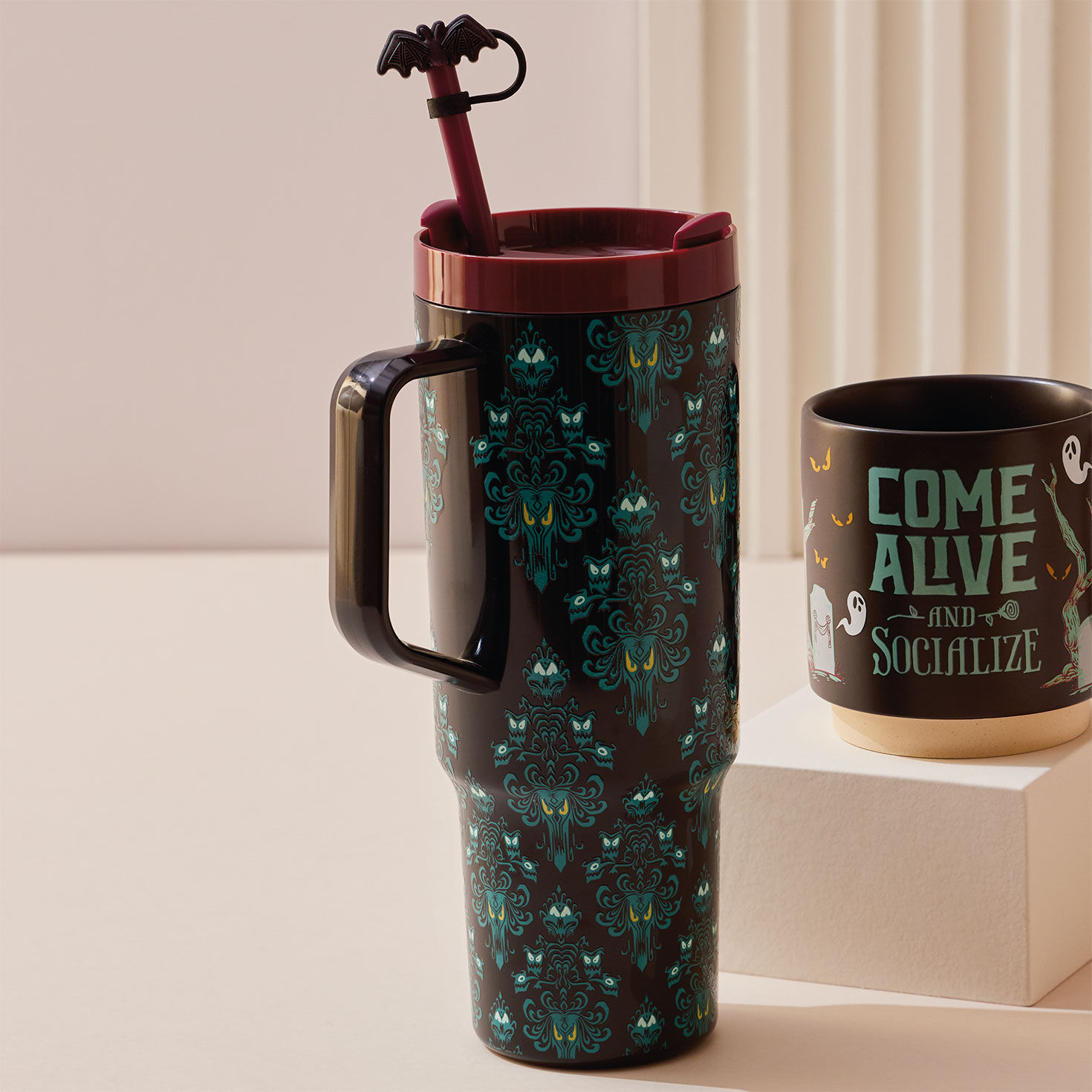 Disney The Haunted Mansion Insulated Travel Cup With Handle, 40 oz.