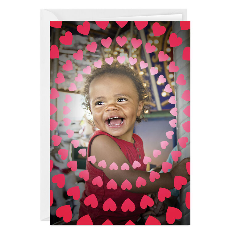 Heart Circles Custom Love Card