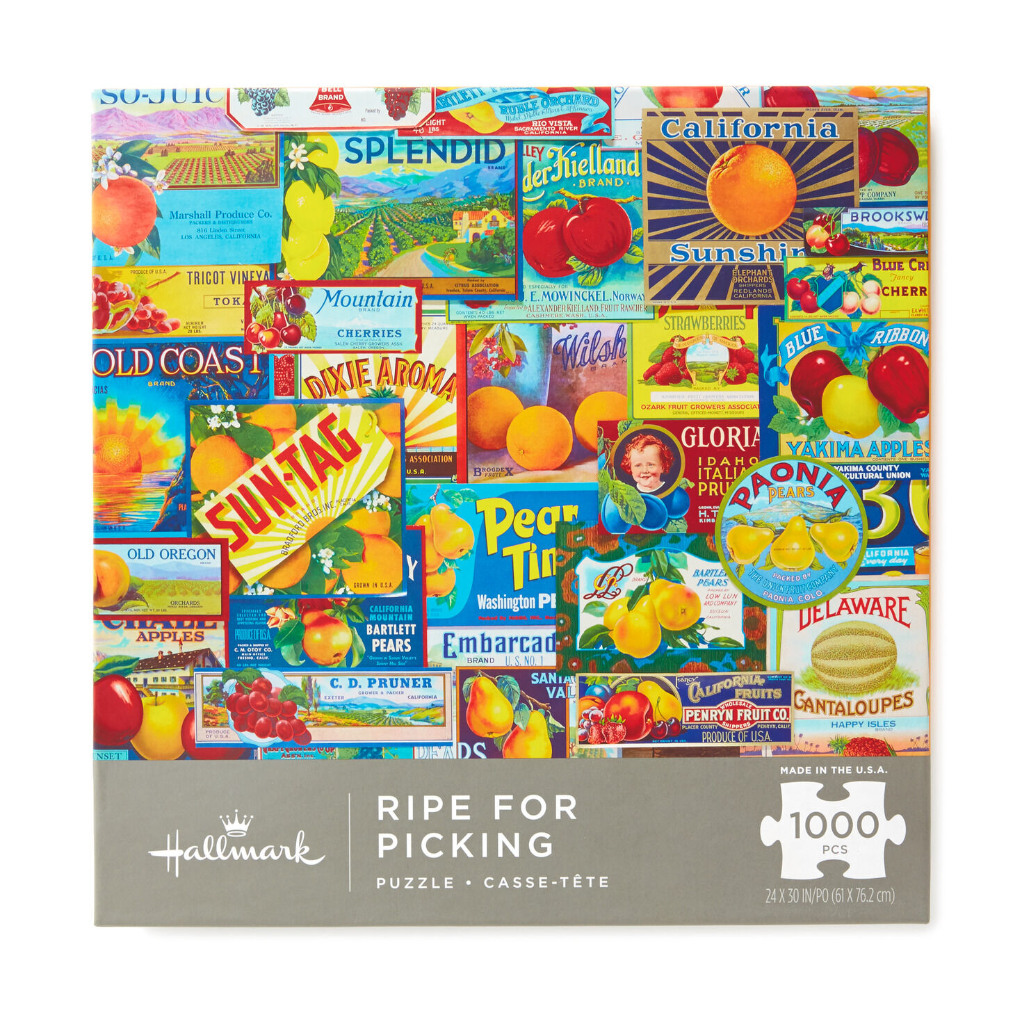 Hallmark Ripe for Picking 1000 pc Jigsaw Puzzle Amazing Family Fun NIB Spring