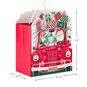 Road-Tripping Santa Large Square Christmas Gift Bag measurement image number 3