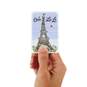 3.25" Mini Ooh-La-La Heart Eiffel Tower Blank Card, , large image number 1