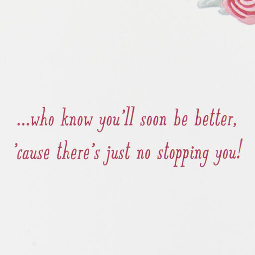 Just No Stopping You Religious Get Well Card, 