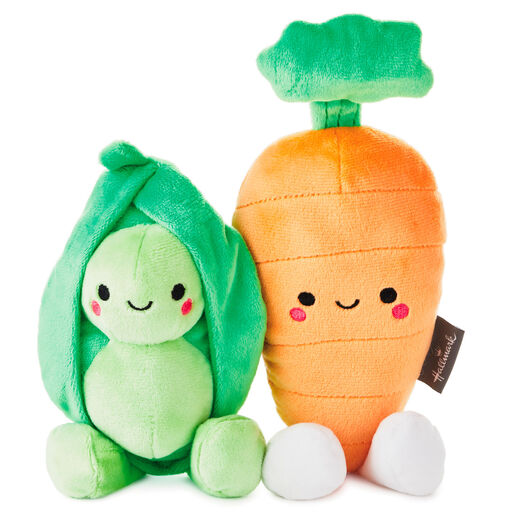 Better Together Peas and Carrot Magnetic Plush, 4.5", 
