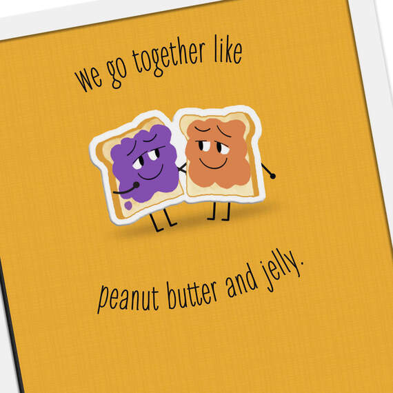 Peanut Butter and Jelly Stuck on You Birthday Card, , large image number 4