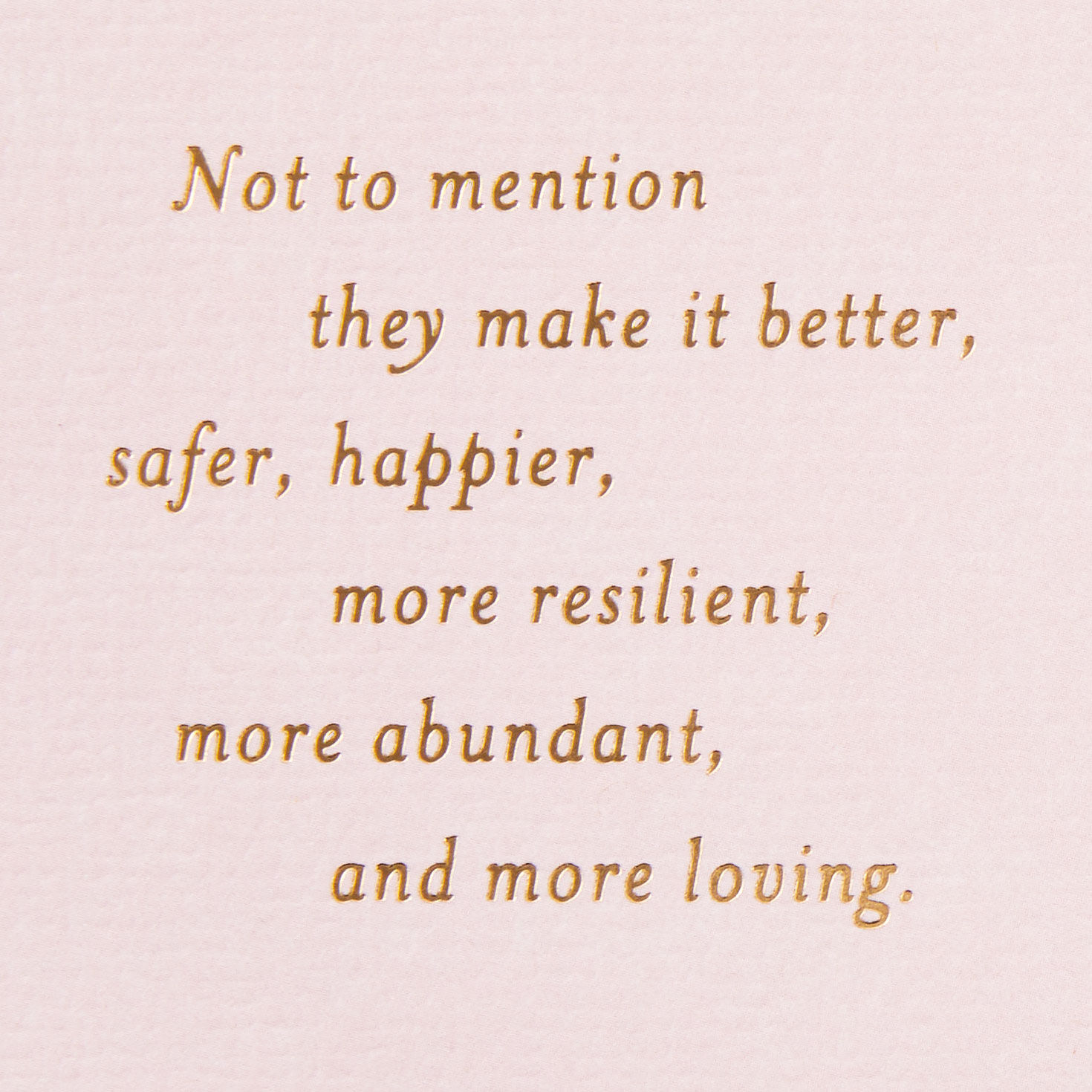 Floral Frame Mother's Day Card sentiment image number 2