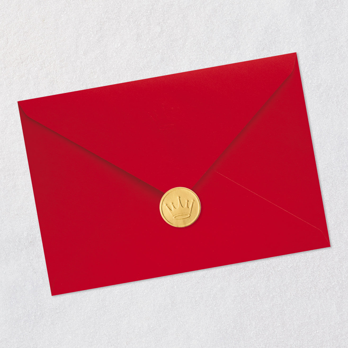 Modern Pink and Red Geometric Valentine's Day Card Envelope Back with Seal image number 8