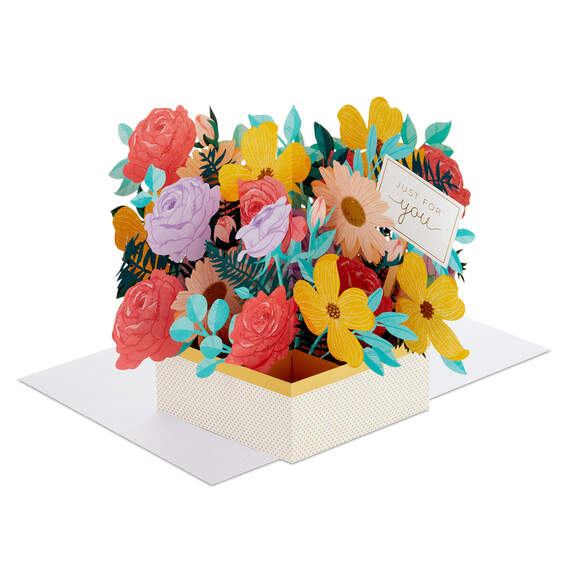 16.38" Jumbo Sending Happy Thoughts 3D Pop-Up Thinking of You Card