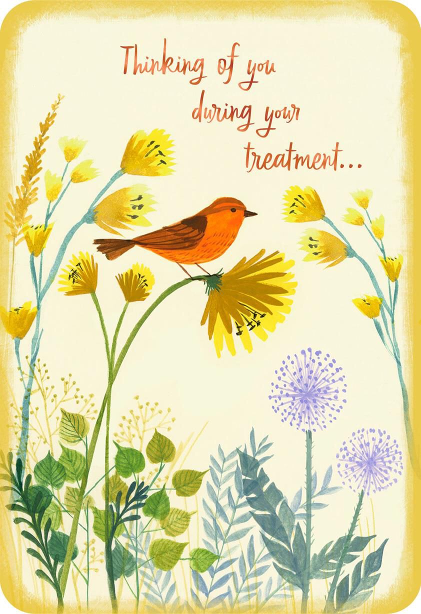 Thinking of You During Your Treatment Encouragement Card
